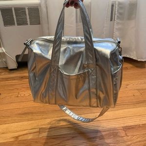 Metallic Messenger cross Body bag
